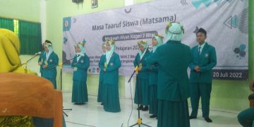 Hari Terakhir Matsama, MAN 2 Blitar Gelar Lomba Asmaul Husna dan Mars Mantsani