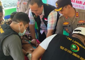 Sambut HUT Polwan ke 74, Polres Sumbawa Barat Gelar Khitanan Massal