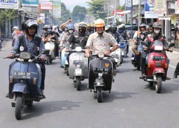 Ramah Tamah Gubernur Jateng Bareng Komunitas Vespa Pemalang