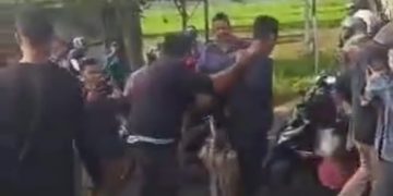 Apes, Ketahuan Bawa Lari Motor Pelaku Ditabrak Rekan Korban