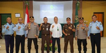 Bahas Tata Cara Persidangan, Kapolres Sumbawa Hadiri Rapat dengan APH