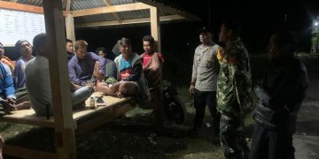 Pelihara Situasi Kamtibmas , Bhabinkamtinmas Usar Mapin Ajak Hidupkan Ronda Malam