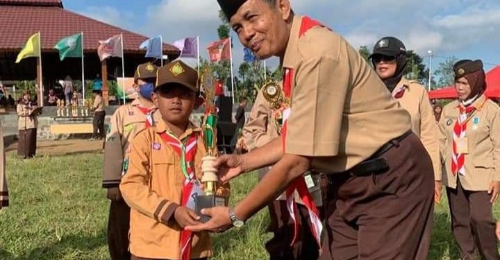 Pramuka MI Nurul Islam Labruk Kidul Juara 2 Lomba Yel-yel