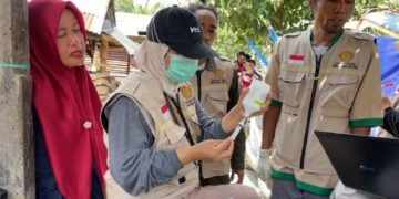 Satgas Ops Aman Nusa II PMK Bersama Vaksinator Pemda Vaksin Ternak