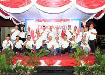 Bangun Silaturahmi Antar Personil, Polres Sumbawa Barat Adakan Hiburan HUT RI Ke 77