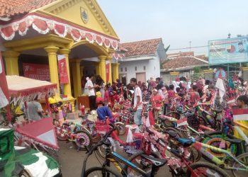 Saremba Limbangan Gebrakan Sepeda Santai dan Hias di Bulan kemerdekaan