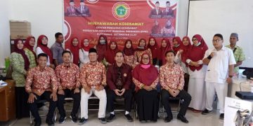 Gelar Muskom, Hj. Lindah Fitrianti Kembali Pimpin DPK PPNI Alas Periode 2022-2027