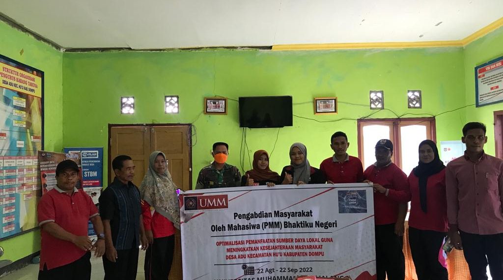 Mahasiswa UM Malang Gelar Kegiatan PMM di Desa Adu