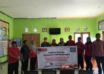 Mahasiswa UM Malang Gelar Kegiatan PMM di Desa Adu