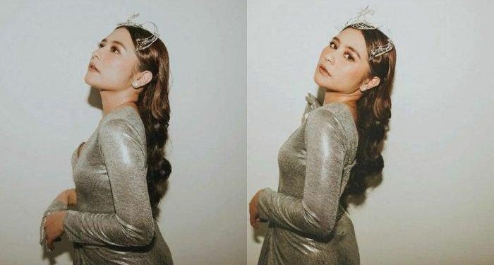 Cantiknya Prilly Latuconsina Tampil Pakai Gaun Silver, Rossa: Pacarnya Siapa Ya?
