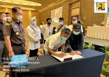 BBWS Citarum Serah Terima P3-TGAI Tahap 1 Tahun 2022