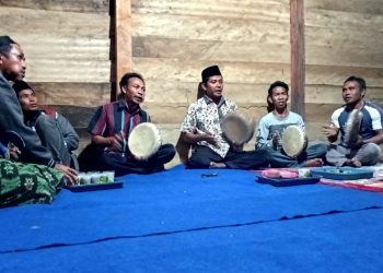 KKL UNSA Dorong Masyarakat Desa Ledang Lestarikan Budaya Rateb