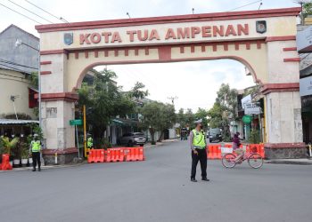 Polresta Mataram Lakukan Gladi Penutupan Arus Lalin Event Ironman 70.3 Lombok