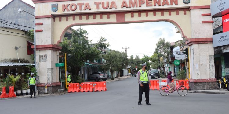 Polresta Mataram Lakukan Gladi Penutupan Arus Lalin Event Ironman 70.3 Lombok