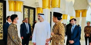 Presiden Jokowi Terima Kedatangan Putra MBZ di Surakarta