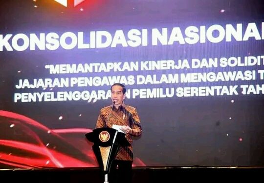 Empat Arahan Presiden Jokowi dalam Konsolidasi Nasional Bawaslu