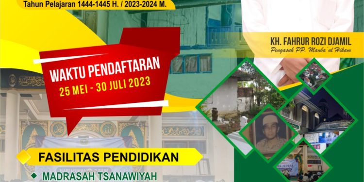 Penerimaan Santri Baru Pondok Pesantren  Manba’ul Hikam Tahun Pelajaran 1444-1445 H/2023-2024 M