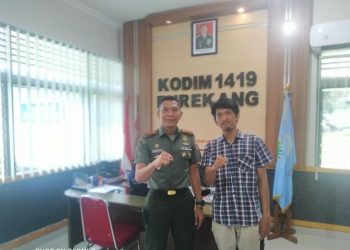 Menuju Rakernas: IPNU Enrekang Silaturahmi ke Dandim Letkol. Inf. Arie Sutanto