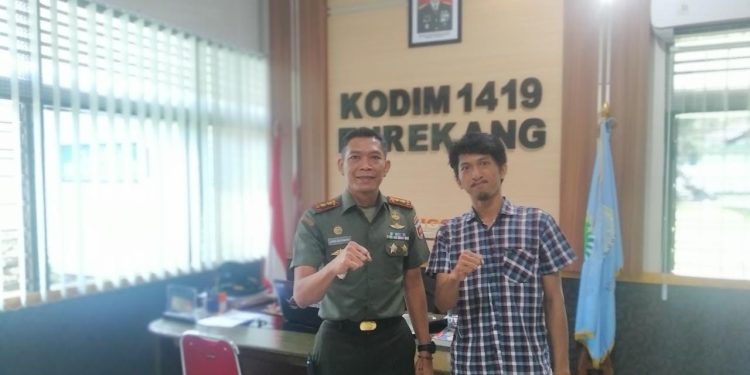 Menuju Rakernas: IPNU Enrekang Silaturahmi ke Dandim Letkol. Inf. Arie Sutanto