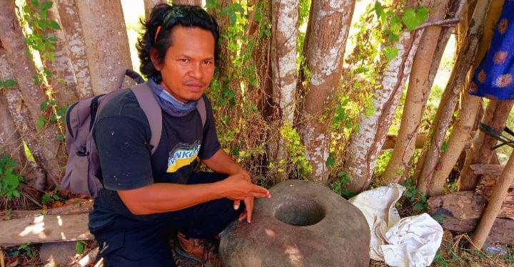 Batu Lesung di Situs So Langgodu