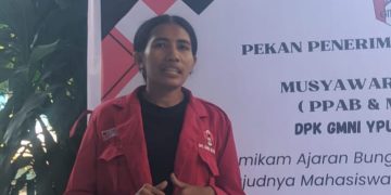 Anselina Ista Ruban Terpilih sebagai Nahkoda Baru DPK GMNI YPUP Makassar Periode 2023 – 2024