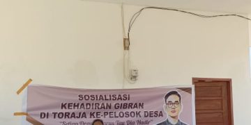 Beta Gibran Toraja Melaksanakan Sosialisasi Kehadiran Gibran di Toraja kepada Masyarakat Ollon