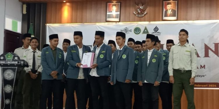 Pengurus IPNU – IPPNU Kota Mataram Dilantik, Jaga Nilai Kebangsaan dan Islam Ahlussunnah Waljamaah An-Nahdliyah