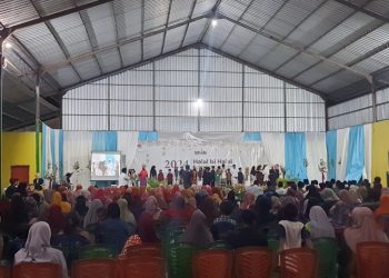 Berlangsung Riang Gembira, Halal Bihalal Karang Taruna Paruma Ero Desa Brang Kolong Tampilkan Hiburan Seni dan Budaya Sumbawa