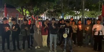 GMNI Gelar Aksi Simbolik “Tumpah Ruah Masalah Kota Balikpapan”