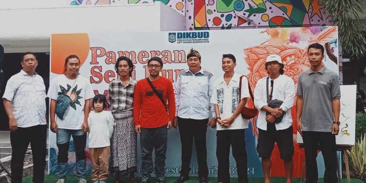 Taman Budaya NTB Gelar Pameran Seni ME(REKA), 10 Perupa Sajikan Karya