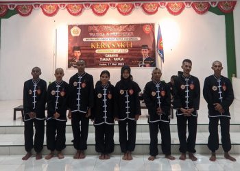 Pengesahan Jarak Jauh Warga dan Pendekar IKSPI Kera Sakti Cabang Mimika Berlangsung Sukses