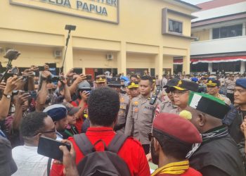 Cipayung Plus Kota Jayapura Gelar Aksi Damai, GMNI Desak Evaluasi Kinerja Polri dan Hentikan Represifitas di Tanah Papua