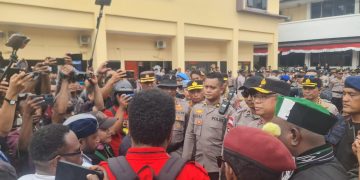 Cipayung Plus Kota Jayapura Gelar Aksi Damai, GMNI Desak Evaluasi Kinerja Polri dan Hentikan Represifitas di Tanah Papua
