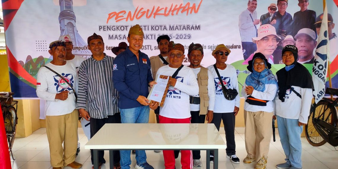 Sah..!! Ketua KOSTI NTB, Kukuhkan KOSTI Mataram