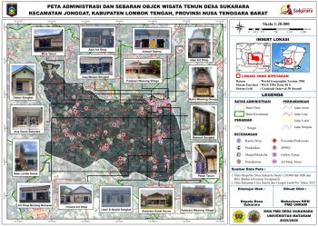 Tingkatkan Branding Desa Melalui Digitalisasi KKN PMD UNRAM Susun Peta Sebaran Objek Wisata Tenun Desa Sukarara