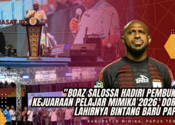 Boaz Salossa Motivasi Peserta, Kejuaraan Pelajar Mimika 2026 Siapkan Generasi Atlet Berprestasi